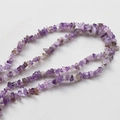 Macro view of irregular natural purple amethyst stone beads for DIY jewelry making - Purple Gravel (D1911) / 350 Pieces/Pack
