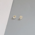 Clear silicone earring backs with gold plated copper core for DIY jewelry making - 5# 18K Gold Plated Core