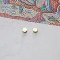 Flat round gold spacer beads with side holes for DIY jewelry making and handmade crafts - Round-Small (3#) / 14K Gold Color