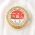 Macro view of gold nylon coated 100m stainless steel jewelry wire with 0.60mm diameter - Thick Style (3# Gold)