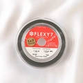 Macro shot of 0.40mm black 7-strand nylon coated stainless steel jewelry wire from Japan - Medium-Thin Style (9# Black)