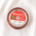 Detailed view of 0.40mm red nylon coated 7-strand stainless steel jewelry wire 100m spool - Medium-Thin Style (7# Wine Red)