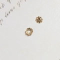 Goldene Blüten-Perlenkappen aus 18k vergoldetem Kupfer für DIY-Schmuckherstellung - 18K Gold Helle Blume (13#)