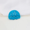 Blue translucent tulip flower acrylic pendant for DIY handmade jewelry and earring crafts - Tulip Blue
