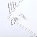 Convertidor de pendientes de clip plateados para joyería DIY con cierre de tensión - Clip de Tensión Triangular con Bucle / Plateado Estilo 7 (7#)