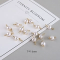 Details von 7x16mm Perlen-Anhängern mit 18K vergoldeter Drahtumwicklung für DIY-Schmuck - Drahtgewickelter Perlen-Stil