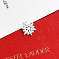 White Christmas snowflake charm pendant with metal oil drip finish for DIY jewelry - White Symmetrical Snowflake Style (8#)