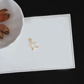 Minimalist gold plated hollow star stud earring on a display card for DIY jewelry - 9# Gold Star Pendant