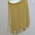 Eleganti orecchini a catena con nappine placcati in oro e pendenti minimalisti - Oro 18K (Catena a O)