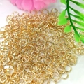 Ανοιχτοί κρίκοι 14K gold filled για DIY κατασκευή κοσμημάτων και συνδέσμους βραχιολιών - 3mm / Χρυσό 14Κ