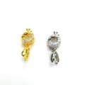 Exquisite 18k gold plated peacock pendant with zircon inlay for DIY jewelry necklaces - Peacock Shaped Pendant (Style 007) / Gold