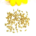 Bulk 14K gold filled 3mm cup and peg bail eye pins for pearl pendant jewelry making - 3mm Eye Pin / Gold