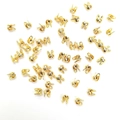 14k gold filled jewelry foldover clasp for bracelet and necklace finishing - Small Size / 14k Gold Color Preserved