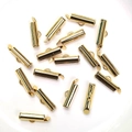 Bulk 14k gold filled slider end clasps with hanging rings for multi-layer jewelry making - 4*12 Bead Chain Tube Clasp / 14K Gold