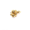 Set van 4 gouden bolvormige magneetsluitingen voor DIY sieraden kettingen en armbanden - Bolvormig / 6mm / 14K Goud