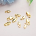 Polished 14K gold filled brass lobster clasp for DIY jewelry bracelet connections - 801 Fish Tail Clasp 10mm / 18K Gold