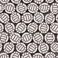 Flat lay of bulk black and white polymer clay softball beads for DIY jewelry making - Softball