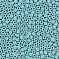Light blue cylindrical acrylic beads for DIY jewelry making and handmade bracelets - 100 Pieces Set / Blue