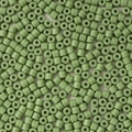 Pea green acrylic cylinder beads for handmade DIY jewelry making necklaces and bracelets - 100 Pieces Set / Yellow-Green
