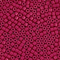 Deep magenta acrylic barrel beads with a glossy finish for DIY jewelry making - 100 Pieces Set / Fuschia