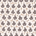 Square Mahjong wind tile beads in West Wind design for DIY jewelry handmade crafts - West Wind