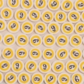 Perles en argile jaune et blanc numéro neuf pour la création de bijoux DIY - Boule de Billard No.9