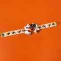 Halloween pet bowtie collar with pumpkin and spider patterns for cats and dogs - XS (15-20cm) / White Pumpkin Hat Collar
