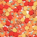 DIY colorful polymer clay autumn leaf and pumpkin beads for jewelry making projects - Autumn Botanical Style (RT0243) / Mixed Set