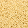 Perline di semi giallo crema per gioielli fai da te e distanziatori macaron rotondi - Beige