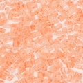 Translucent orange textured rectangular column beads for DIY handmade jewelry crafts - 10g Pack (Approx. 70 Pieces) / Orange Red