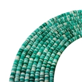 Perline Heishi da 6mm in argilla polimerica verde e bianco per gioielli fai-da-te - Mix Verde Sfumato (1)