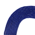 Dark blue polymer clay cylinder beads for DIY jewelry making and necklace crafts - Dark Blue