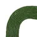 Olive green cylindrical polymer clay spacer beads for DIY jewelry and handmade bracelets - Army Green