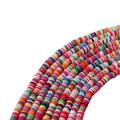 Perline colorate in argilla polimerica da 6mm per creazione di gioielli fai-da-te - Mix Multicolore Alta Saturazione (9)
