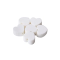 DIY white heart-shaped polymer clay beads for handmade jewelry bracelets and necklaces - White Heart