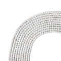Weiße quadratische Polymer-Ton-Perlen für DIY-Schmuck und handgefertigte Armbänder - Weiß