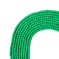 Hellgrüne zylindrische Polymer-Ton-Perlen für handgemachten DIY-Schmuck und Armbänder - Grün