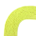 Neongelbe zylindrische Polymer-Ton-Perlen für DIY-Schmuck und Armbandherstellung - Neongelb