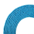 Himmelblaue zylindrische Polymer-Ton-Perlen für DIY-Schmuck und Armbänder - Blau
