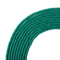 Zylindrische grüne Fimo-Perlen für DIY-Schmuckherstellung handgefertigte Armbänder - Dunkelgrün