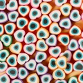 Perles oeil maléfique en forme de cœur en pâte polymère pour bijoux DIY et bracelets - Cœur Mauvais Œil