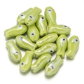 Light green fish-shaped ceramic beads for DIY jewelry making handmade crafts - Fresh Light Green Fish (2)