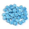 Himmelblaue muschelförmige Keramikperlen für DIY-Schmuckherstellung und Armbänder - Himmelblau Muschel Stil (2) / 12mm (1,8mm Loch)