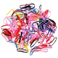 Colorful high-elastic disposable hair bands for girls in various bright color assortments - 1.6cm / Mixed Colorful