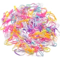 Mixed pack of high-elasticity colorful rubber bands with dual-tone gradient effects - 1.6cm / Two-Tone Gradient
