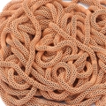 3.2mm hollow corn chain DIY accessory in vibrant orange finish with mesh texture - Length One Point Two Meters / Orange (8#)