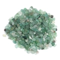 Nahaufnahme von poliertem grünem Aventurin-Naturstein für DIY-Handwerk und Dekoration - 100g Packung / Grüner Aventurin