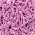 3.2mm bright pink mesh hollow corn chain for DIY jewelry making and accessories - Length One Point Two Meters / Pink (10#)