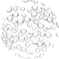 Clear round faceted flatback glass rhinestones for nail art and DIY jewelry crafts - White - Round