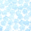 Primer plano de cuentas de vidrio en forma de estrella azul claro para joyas artesanales - 8mm / Azul Claro (1#)